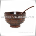 Natural health wooden bowl